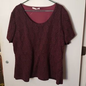 Maurice's peplum top